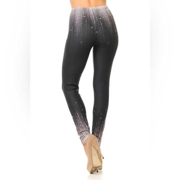 NWT Women’s Creamy Soft Sparkle Contour Extra Plus Size Leggings 2X-5X - Picture 2 of 8